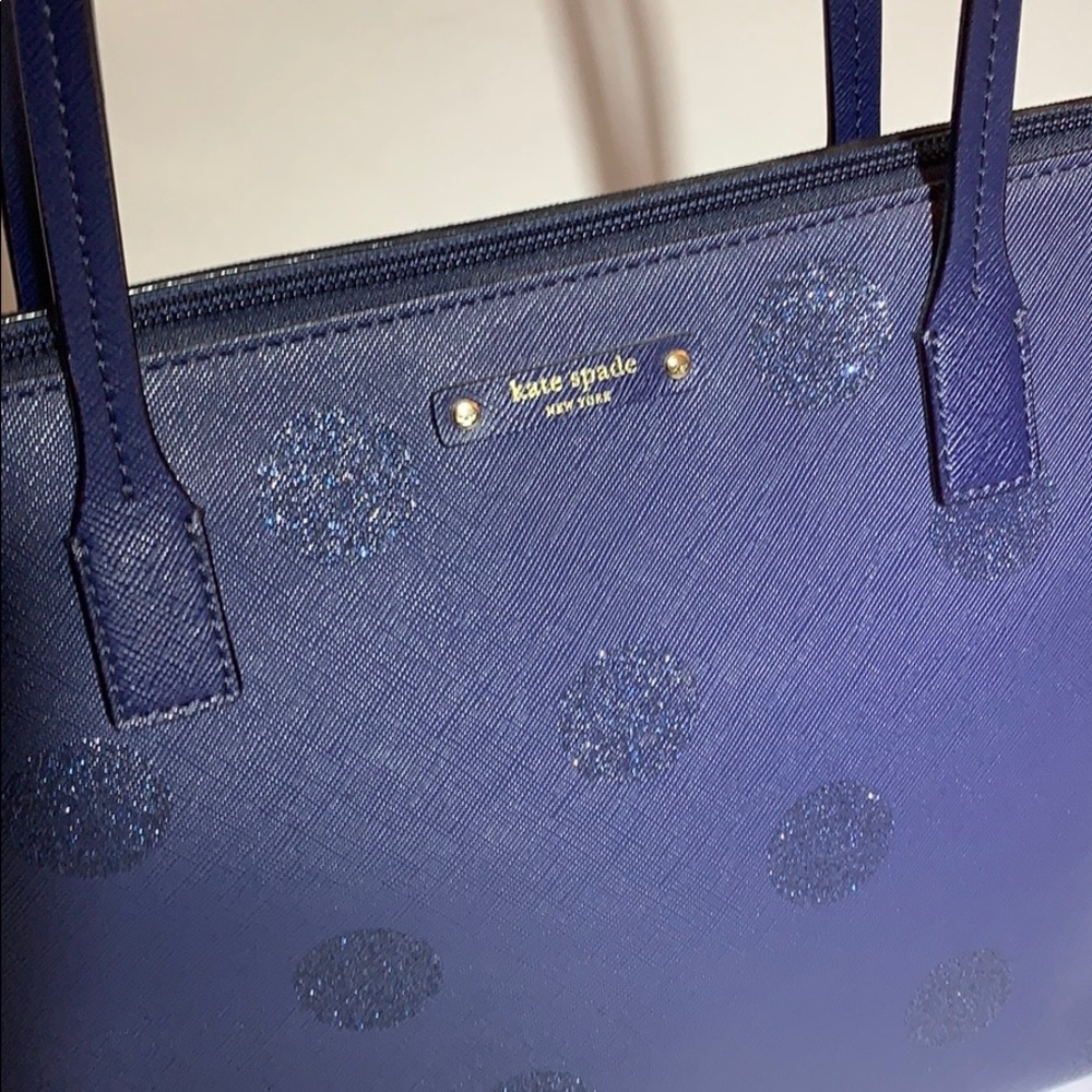 KATE SPADE ♠️ Glitter Polka Dot Handbag